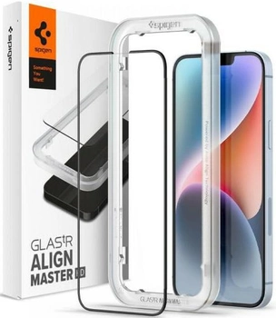 Захисне скло Spigen AlignMaster Glass FC для Apple iPhone 14/13 Pro/13 (8809811853773)