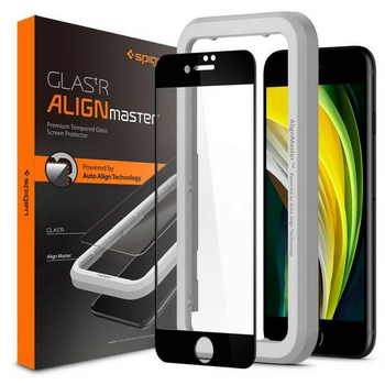 Szkło ochronne Spigen AlignMaster Glass FC do Apple iPhone 7/8/SE 2020/SE 2022 (8809710752979)