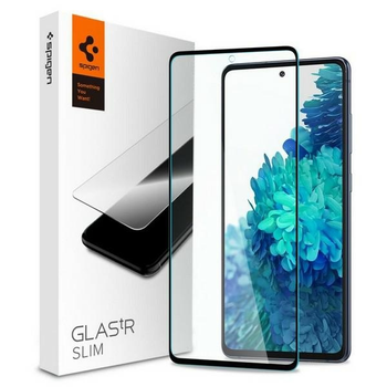 Szkło ochronne Spigen Glass FC do Samsung Galaxy S20 FE Black (8809756640728)