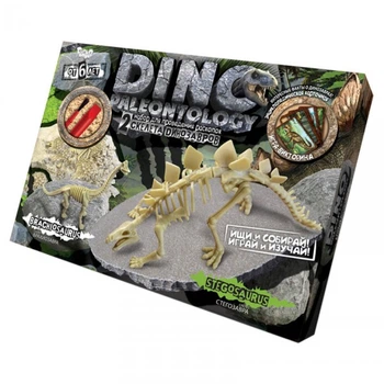Ігровий набір для проведення розкопок DP-01 DINO PALEONTOLOGY у коробці (Стегозавр)