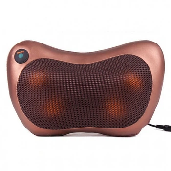 Массажная подушка для спины и шеи Massage pillow 8028 на 4 ролика