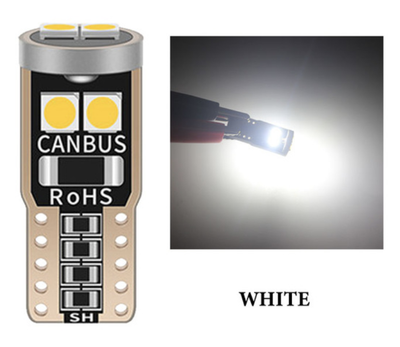 Лампочка автомобільна - T10 6-SMD 3030 LED W5W - білий