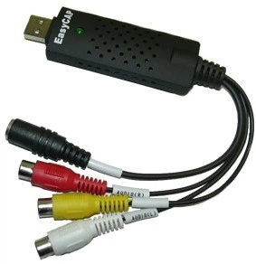 Устройство видеозахвата USB TV DVD VHS easycap - черный