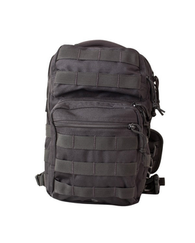 Рюкзак тактичний однолямковий Kombat uk Mini Molle Recon Shoulder Bag чорний