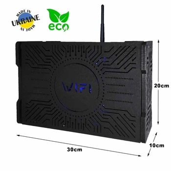 Полиця для роутера Wi-Fi AI коробка 30*20*10 см чорна