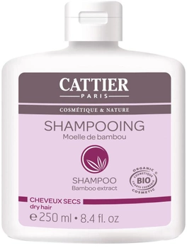 Szampon nawilżający Cattier Paris Dry Hair Bamboo Extract Shampoo Organic 250 ml (3283950910750)
