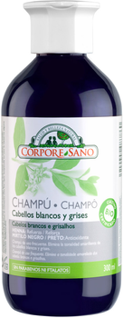 Szampon dla zachowania koloru i blasku włosów Corpore Sano Shampoo Cabellos Gris-Blanco 300 ml (8414002087860)