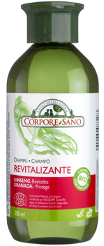 Szampon dla włosów łamliwych Corpore Sano Shampoo Revitalizante Ginseng y Granada 300 ml (8414002083183)