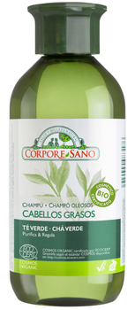 Очищувальний шампунь для волосся Corpore Sano Shampoo Cabellos Grasos Cosmos Organic 300 мл (8414002085569)