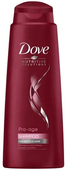 Szampon regenerujący Dove Nutritive Solution Shampoo Anti-Edad Cabello Quebradizo 400 ml (8714100184943)