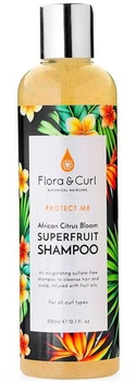 Szampon dla włosów kręconyh Flora & Curl Protect Me African Citrus Bloom Superfruit Shampoo 300 ml (5060627510066)
