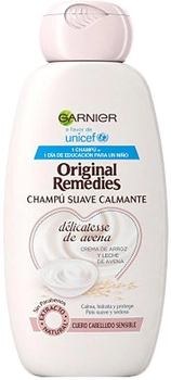Шампунь для зволоження волосся Garnier Original Remedies Delicatesse Moisturizing Shampoo 300 мл (3600542152976)
