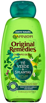 Szampon do oczyszczania włosów Garnier Original Remedies Detox Shampoo Daily Use 300 ml (3600542152884)