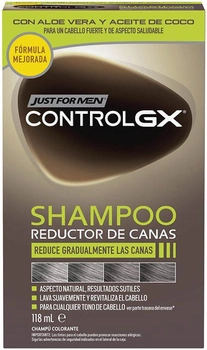 Szampon zapobiegający siwieniu włosów Just For Men Control Gx Grey Hair Reducing Shampoo 118 ml (8413853486006)