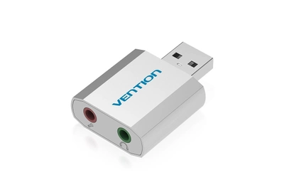 Внешняя звуковая карта Vention USB AUX Silver (VAB-S13-SV)