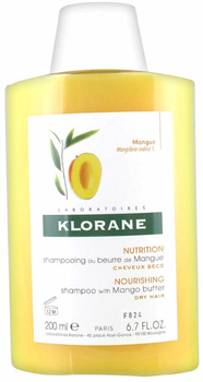 Шампунь для живлення волосся Klorane Mango Shampoo 200 мл (3282770106381)