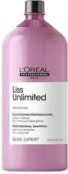 Шампунь для розгладження волосся L'Oreal Paris Liss Ultimited Shampoo 1500 мл (3474636975655)