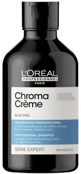 Шампунь для очищення волосся та від пожовтіння L'Oreal Paris Chroma Creme Blue Dyes Professional Shampoo 500 мл (3474637044909)