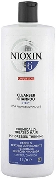 Очищувальний шампунь Nioxin System 6 Shampoo Volumizing Very Weak Coarse Hair 1000 мл (4064666044422)