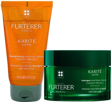 Zestaw Rene Furterer Karité Nutri Shampoo 150 ml + Hair Mask 200 ml (8431938009339)