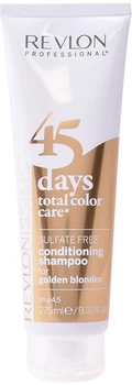 Szampon do ochrony włosów Revlon Professional Revlonissimo 45 Days Conditioning Shampoo Golden Blondes 275 ml (8432225091471)