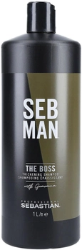 Szampon zwiększający objętość cienkich włosów Sebastian Professional Sebman The Boss Thickening Shampoo 1000 ml (3614228816410)