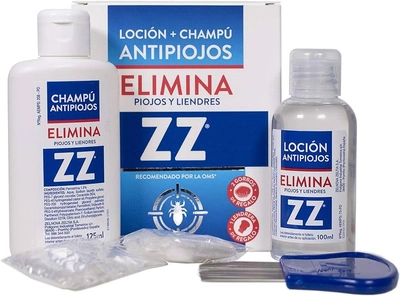 Zestaw szampon i lotion przeciw wszom Zz Pack Locion 100 ml + Chample Antipiojos 125 ml (8411125000578)