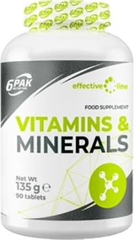 Комплекс вітамінів і мінералів 6PAK Nutrition 90 таблеток (5902811809177)