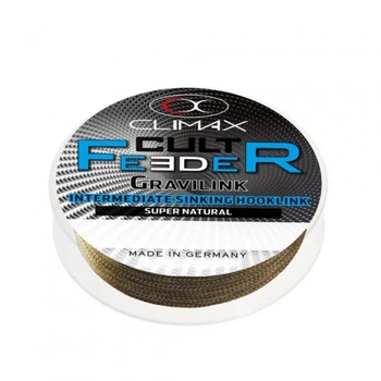 Повідковий матеріал Climax CULT Feeder Gravilink 0,19mm, 6,9kg, 10m camoubrown,37637