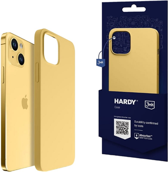 Панель 3MK Hardy Case z MagSafe для Apple iPhone 15 Plus Жовтий (5903108527323)