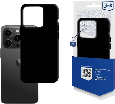 Панель 3MK Matt Case для Apple iPhone 15 Pro Чорний (5903108527668)