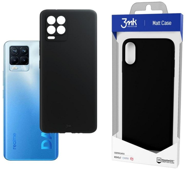 Панель 3MK Matt Case для Realme 8 Pro Чорний (5903108386586)