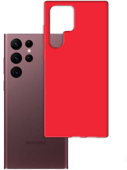 Etui plecki 3MK Matt Case do Samsung Galaxy S23 Ultra Strawberry (5903108494076)