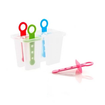 Форми для приготування морозива Stenson R92503, пластик, 4 штуки в комплекті