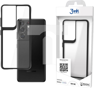 Панель 3MK Satin Armor Case+ для Samsung Galaxy S21 Ultra 5G Прозорий (5903108442213)