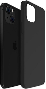 Etui plecki 3MK Silicone Case do Apple iPhone 14 Black (5903108499071)