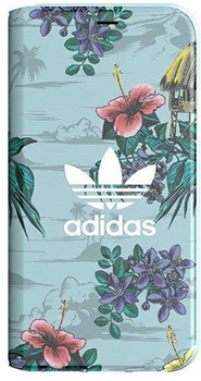 Etui z klapką Adidas Booklet Case Floral do Apple iPhone X/XS Grey (8718846061193)