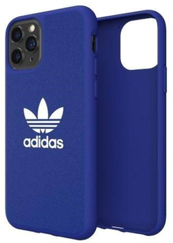 Etui plecki Adidas Moulded Case Canvas do Apple iPhone 11 Pro Blue (8718846071123)