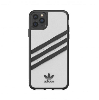 Etui plecki Adidas Moulded Case do Apple iPhone 11 Pro Max White-black (8718846070928)