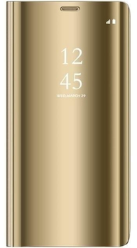 Etui z klapką Anomaly Clear View do Samsung Galaxy S21 Plus Gold (5903919064314)