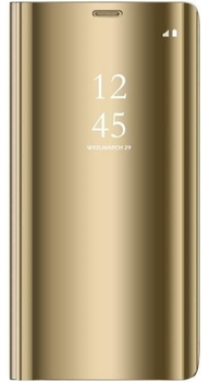 Etui z klapką Anomaly Clear View do Samsung Galaxy S22 Plus Gold (5904422913410)