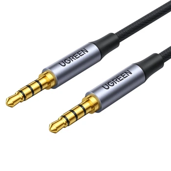 Кабель для наушников UGREEN AV183 3.5 mm to 3.5 mm Audio Cable, 1.5 m Black 20497