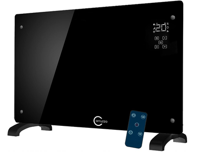 Конвектор обігрівач електричний настінний/підлоговий Carruzzo Q20F1 2500 Вт WiFi Чорний