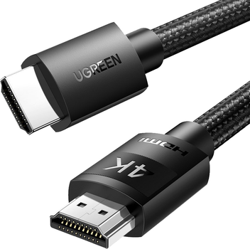 Кабель Ugreen HD119 HDMI to HDMI v2. 0 5 м в обплетенні Black (40103_WV)