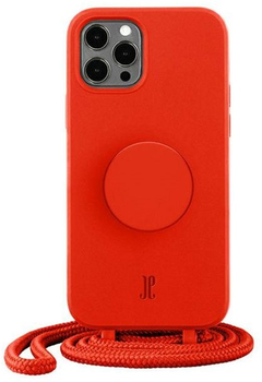 Панель Just Elegance PopGrip для Apple iPhone 12/12 Pro Червоний (4062519300343)