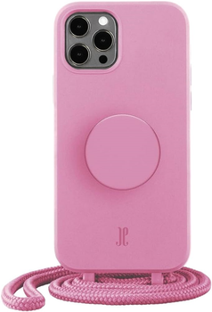 Панель Just Elegance PopGrip для Apple iPhone 12/12 Pro Рожевий (4062519301586)