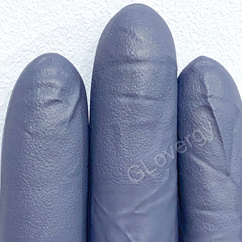 ПЛОТНЫЕ нитриловые перчатки сапфирового цвета Mediok HARD размер S, 100 шт