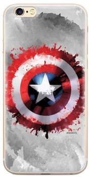 Etui plecki Marvel Captain America 019 do Apple iPhone X Grey (5902980007015)