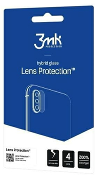 Zestaw szkieł hartowanych 3MK Lens Protection na aparat Infinix Hot 11s NFC 4 szt (5903108518499)