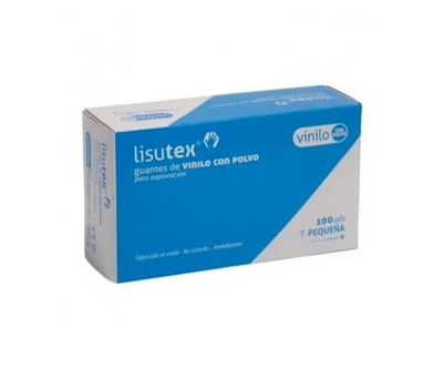 Рукавички медичні Lisutex Vinyl Gloves Large Size 100 U (8470001721549)